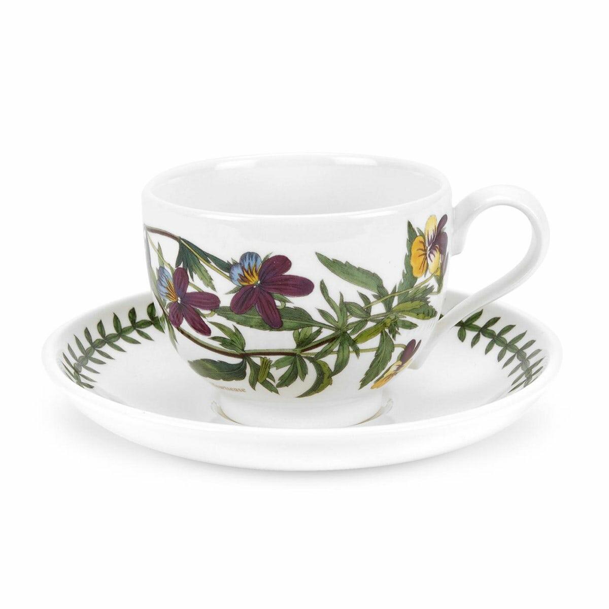 Botanic Garden Heartsease Cup & Saucer