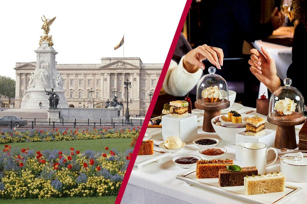 Buckingham Palace State Rooms and Champagne Afternoon Tea for Two at The Georgian, Harrods
