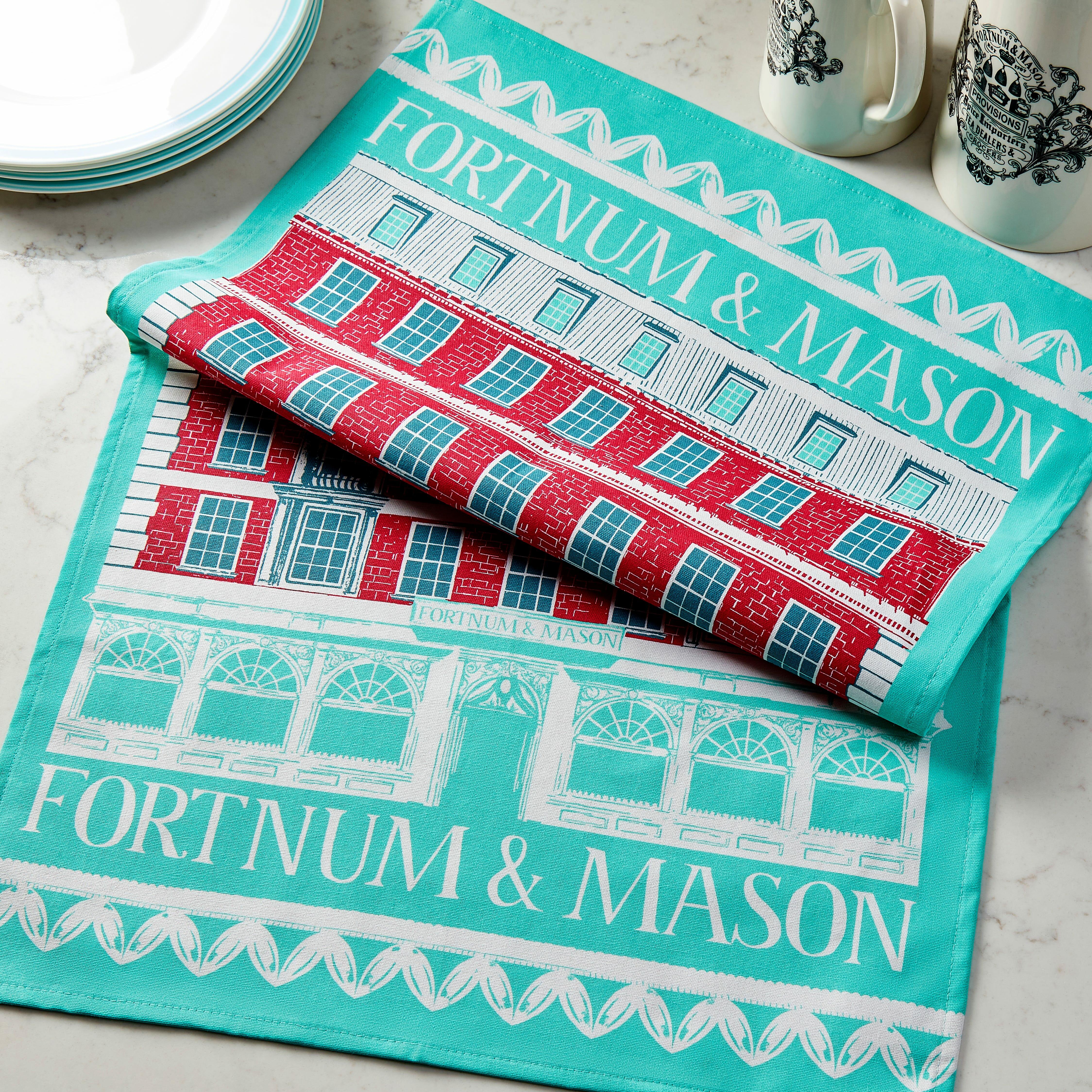 Piccadilly House Tea Towel, Fortnum & Mason