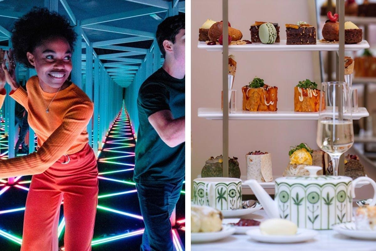 5* Virgin Hotels Edinburgh Champange Afternoon Tea and Camera Obscura and World of Illusions for Two | Afternoon Tea for Two | Virgin Experience Days / Voucher