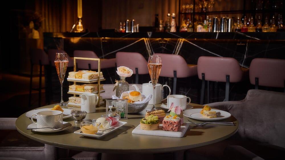 Rosé Champagne Afternoon Tea for Two at The Stage at The Londoner