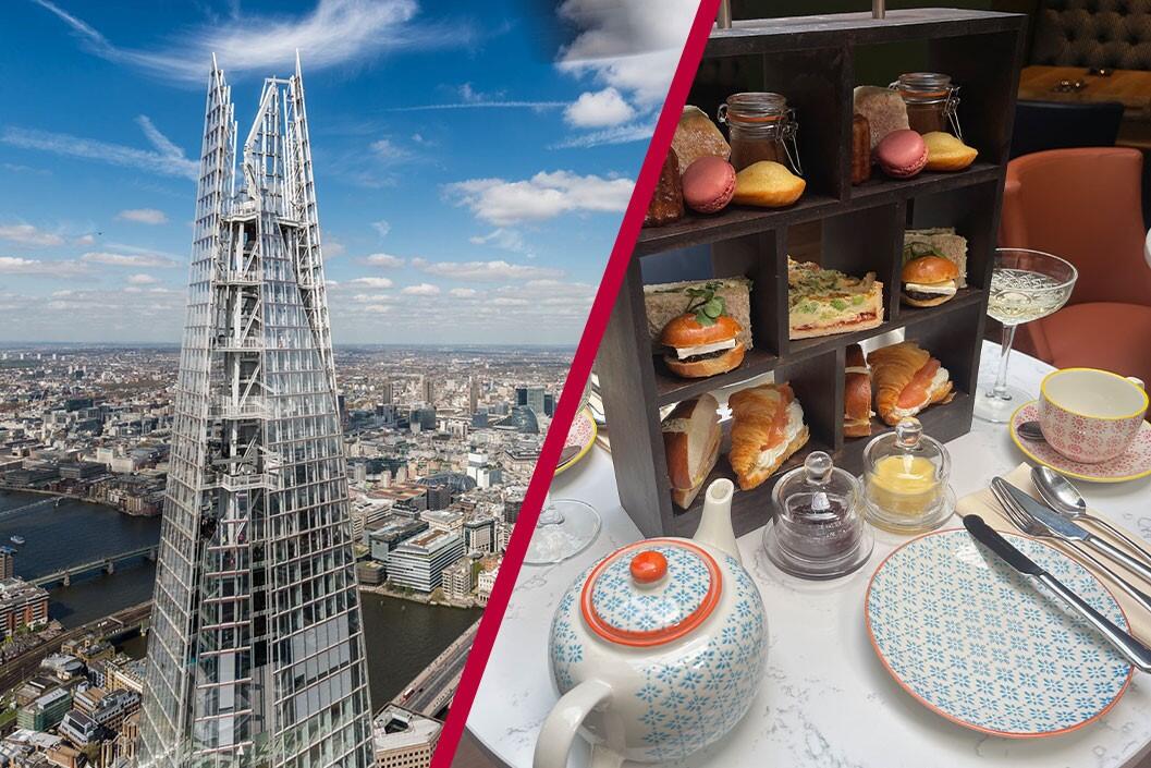 The View from The Shard with Sparkling Afternoon Tea at Bistro Mirlot, Mercure London Bankside