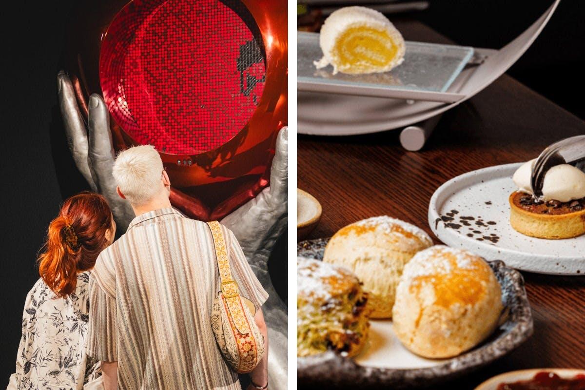 Visit to Moco Digital Immersive Art Museum with The Prince Akatoki Japanese Inspired Afternoon Tea for Two, London