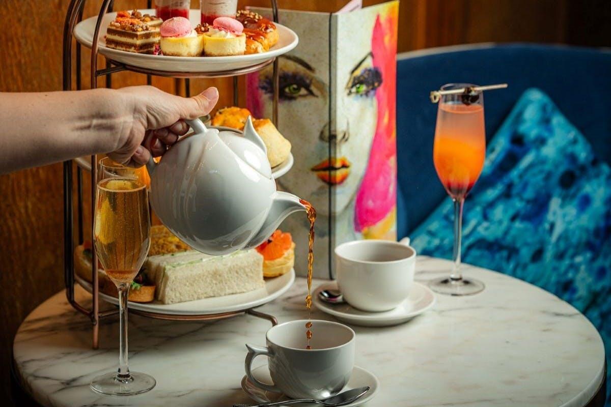 Afternoon Tea for Two at The Courtroom Bar at The Dixon Hotel, Tower Bridge