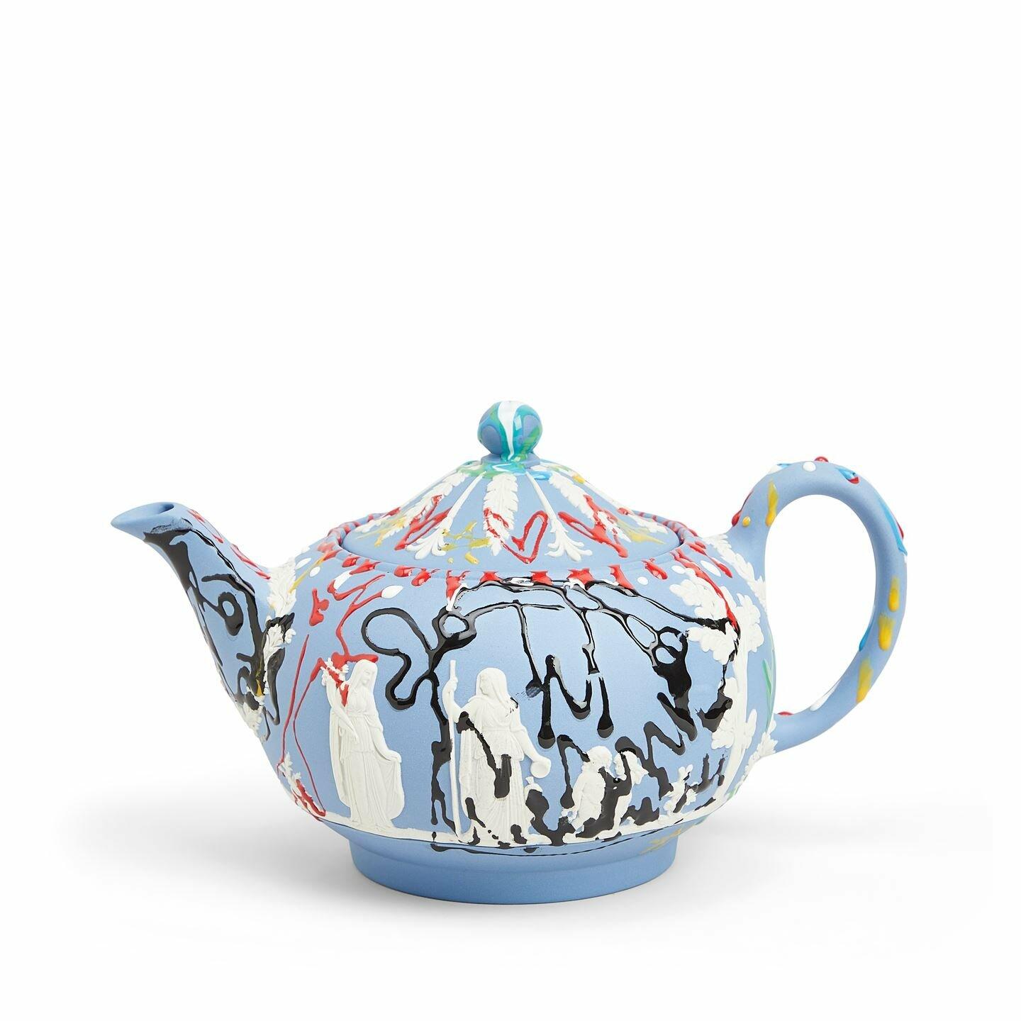 Charles Jeffrey Loverboy Hand Decorated Teapot 1