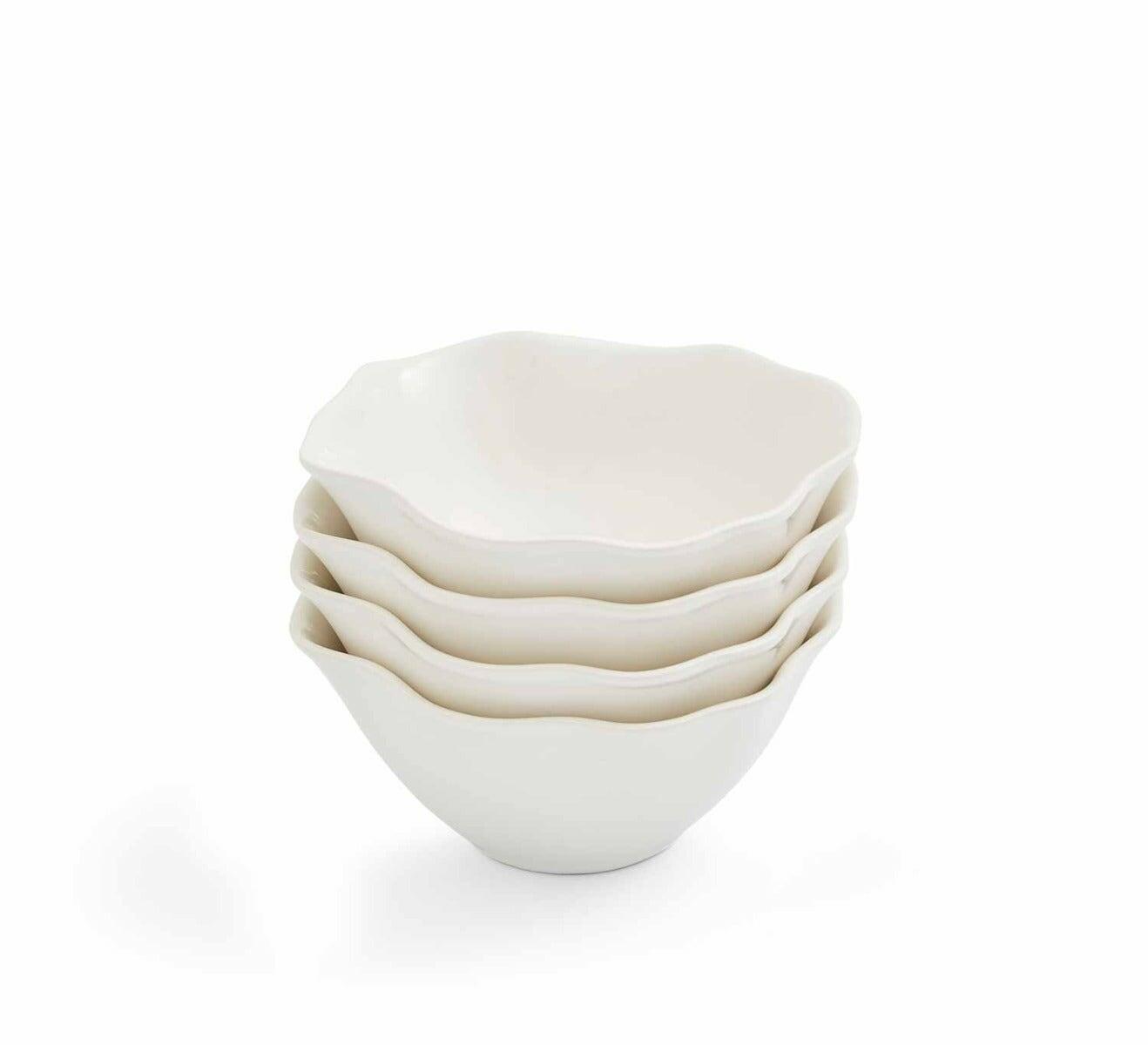 Sophie Conran Floret Set of 4 Bowls, Cream