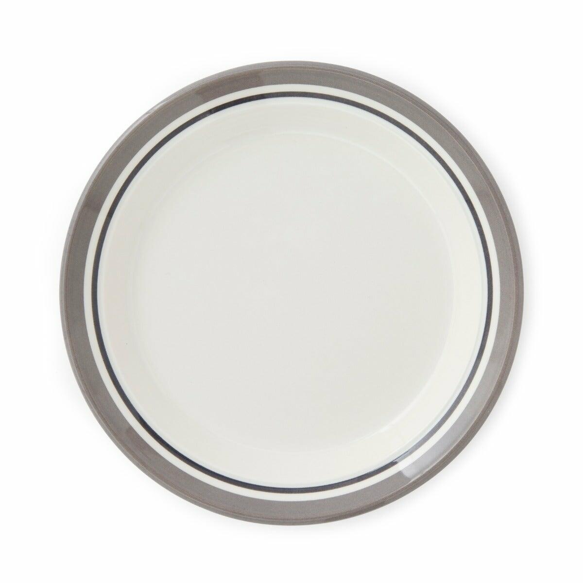 Potter's Stripe Side Plate, Grey