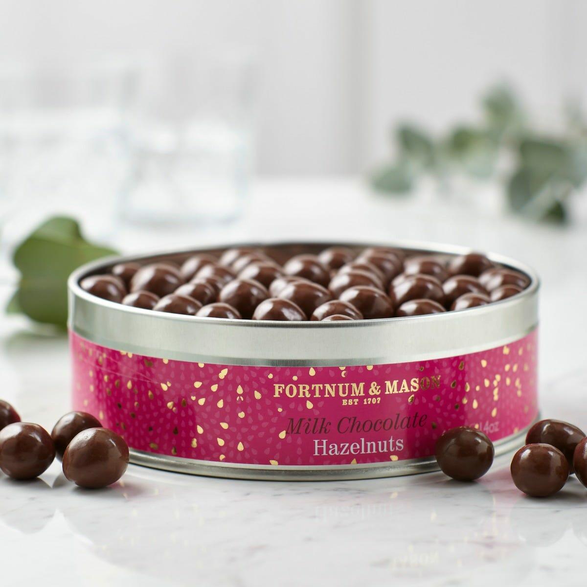 Milk Chocolate Coated Hazelnuts, 380g, Fortnum & Mason