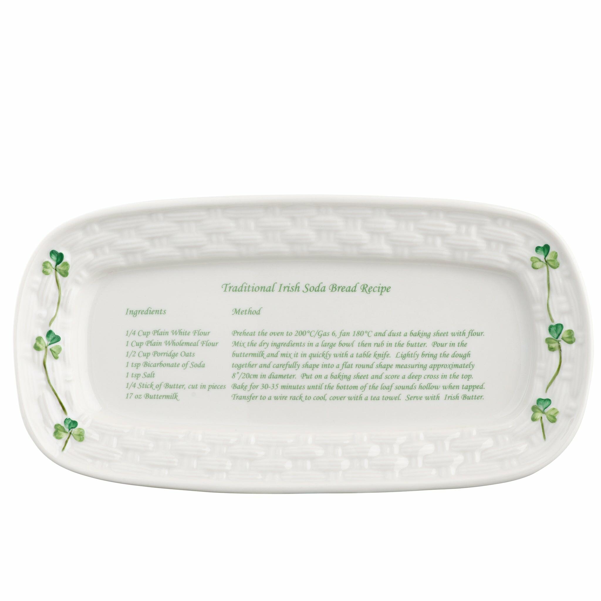 Belleek Classic Shamrock Tray Irish Soda Recipe