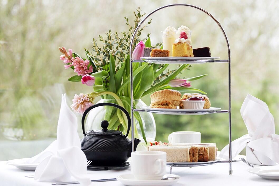 Afternoon Tea with Champagne for Two at Hatton Court Hotel