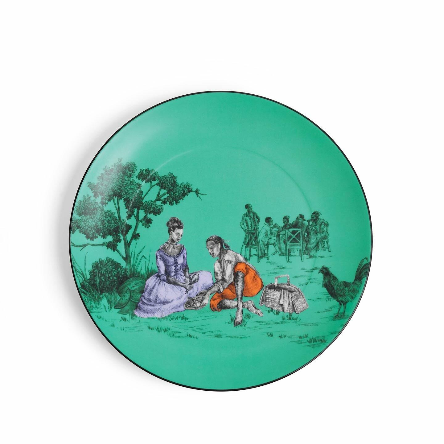 Wedgwood Sheila Bridges Picnic Accent Plate