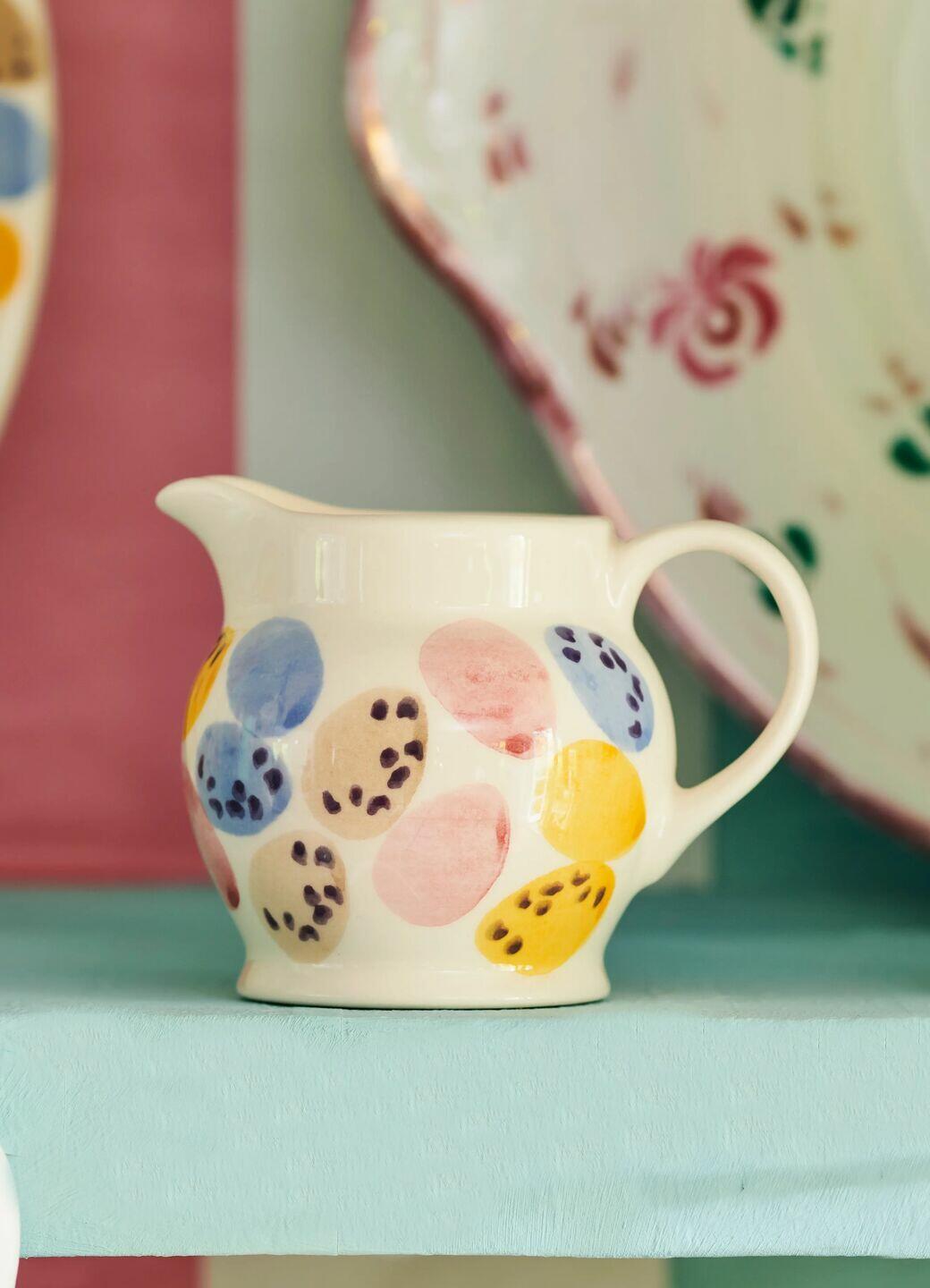 Emma Bridgewater Mini Eggs Tiny Jug Boxed - Unique Handmade & Handpainted English Earthenware Decorative Jug