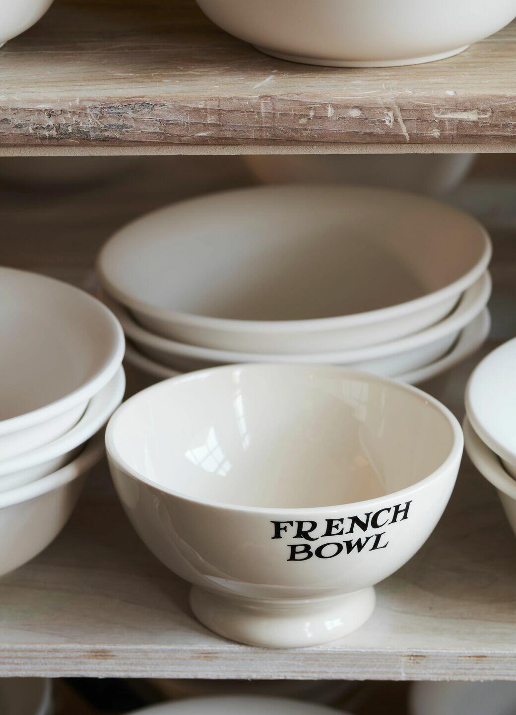 Utility French Bowl - Unique Handmade & Handpainted English Earthenware Decorative Plates