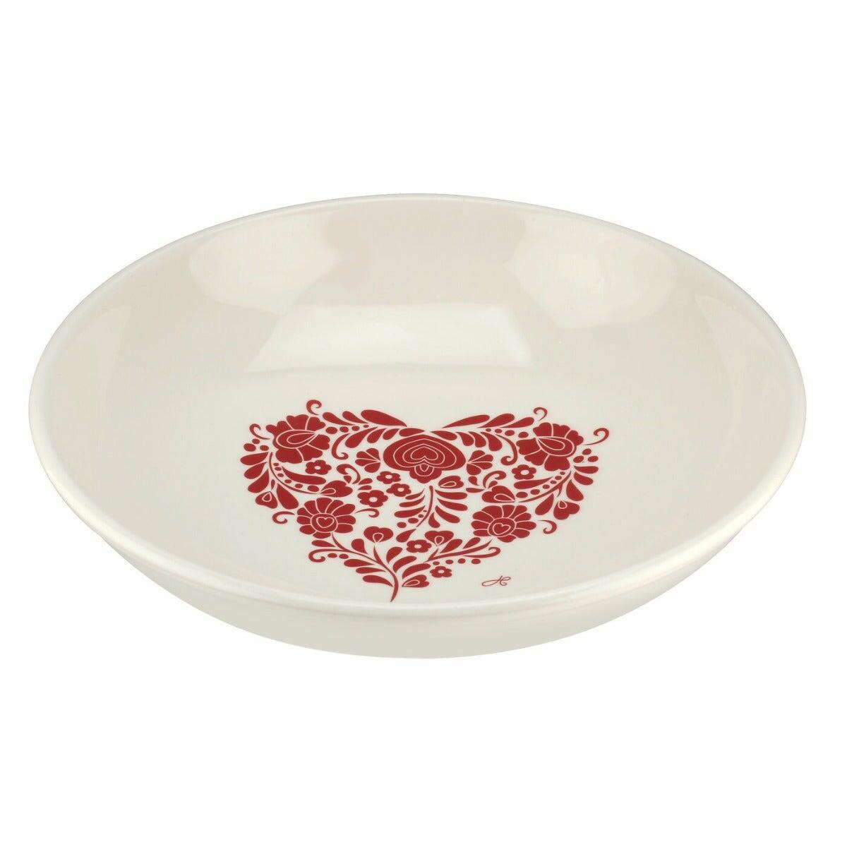 Jan Constantine Red Heart Bowl