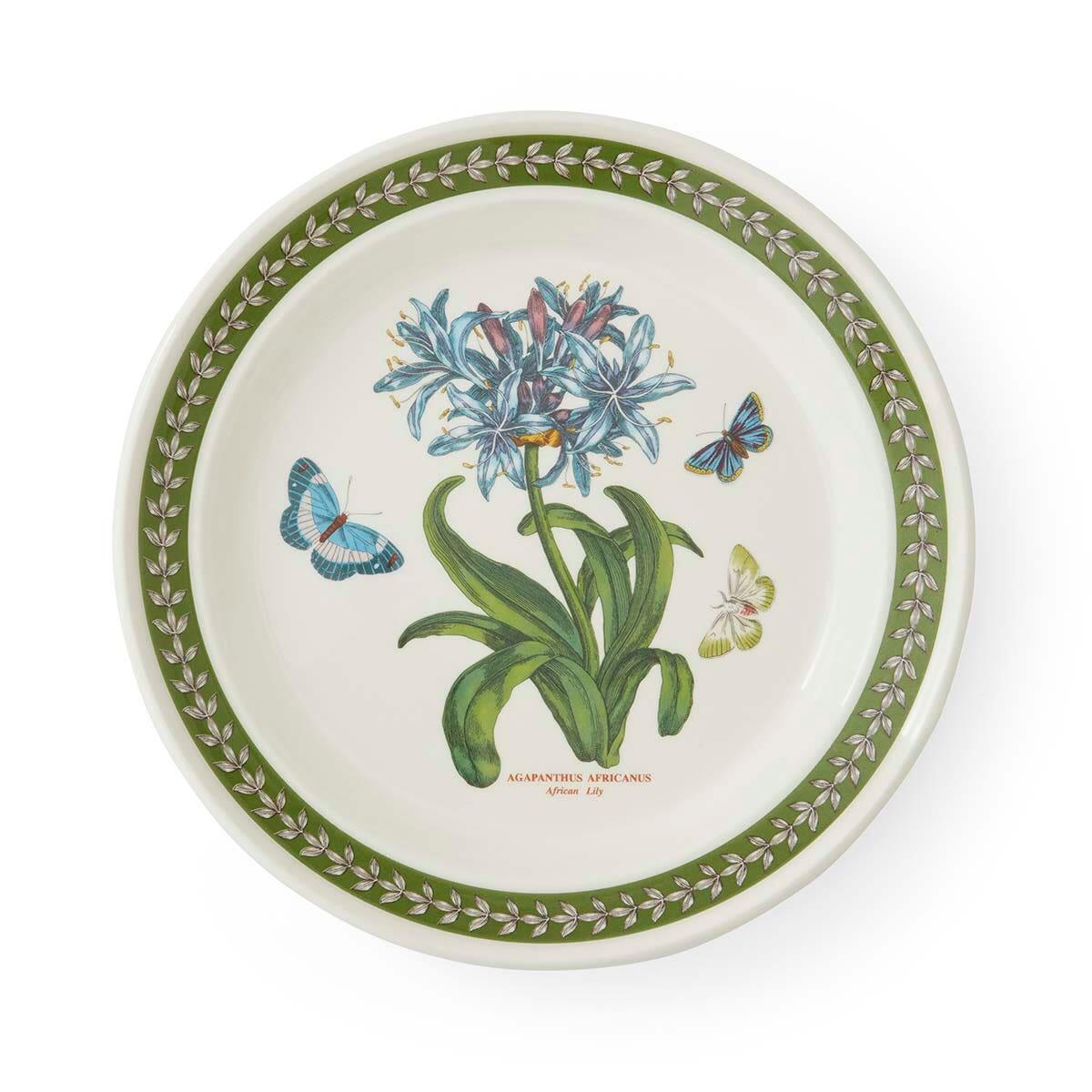 Botanic Garden Etchings Dinner Plate, African Lily