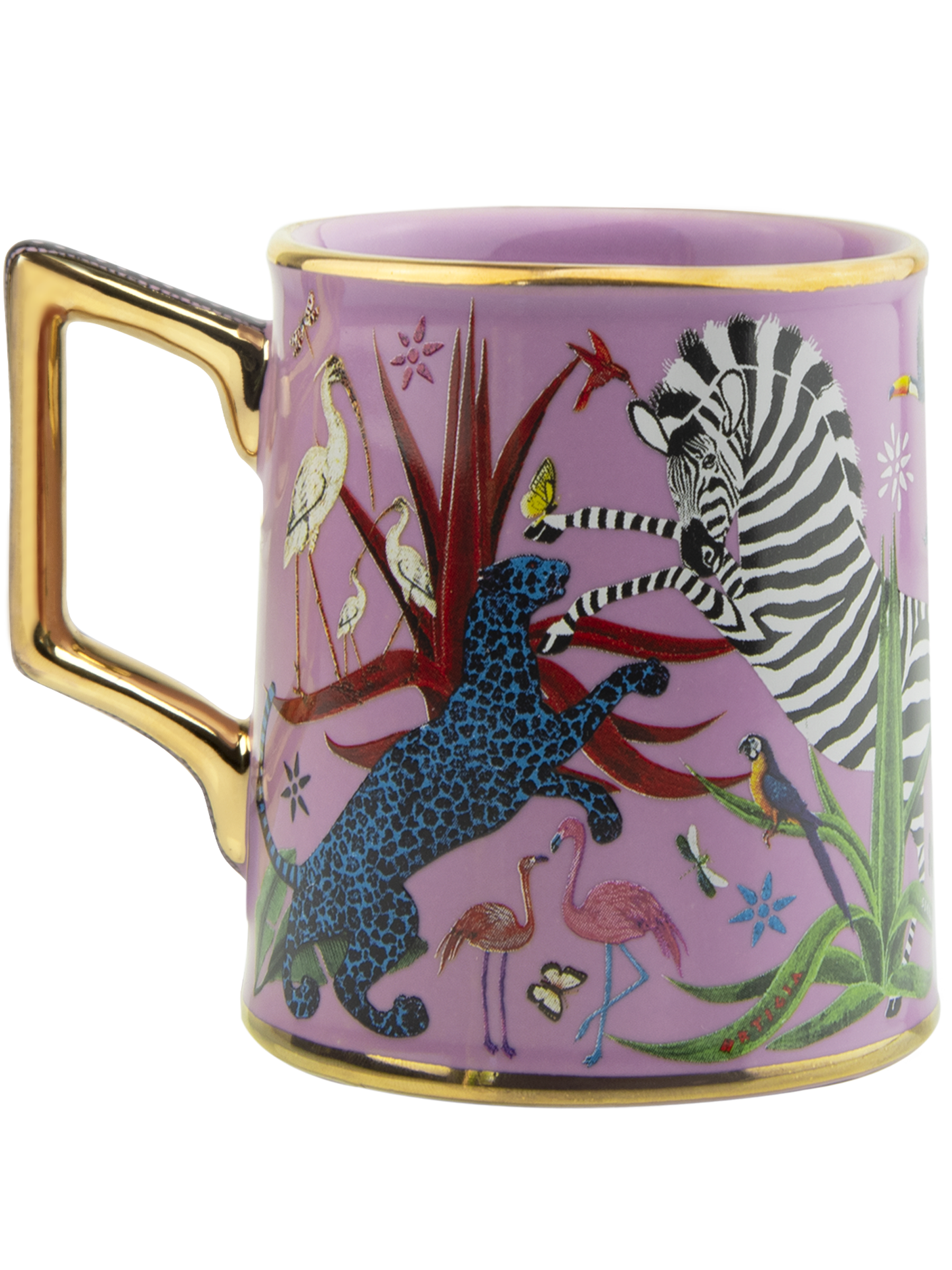 Ortigia Ceramic Mug, Pink, Sicilia