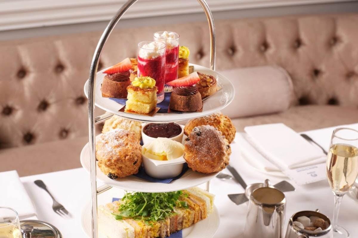 Sparkling Afternoon Tea for Two at The Buxton Crescent Hotel