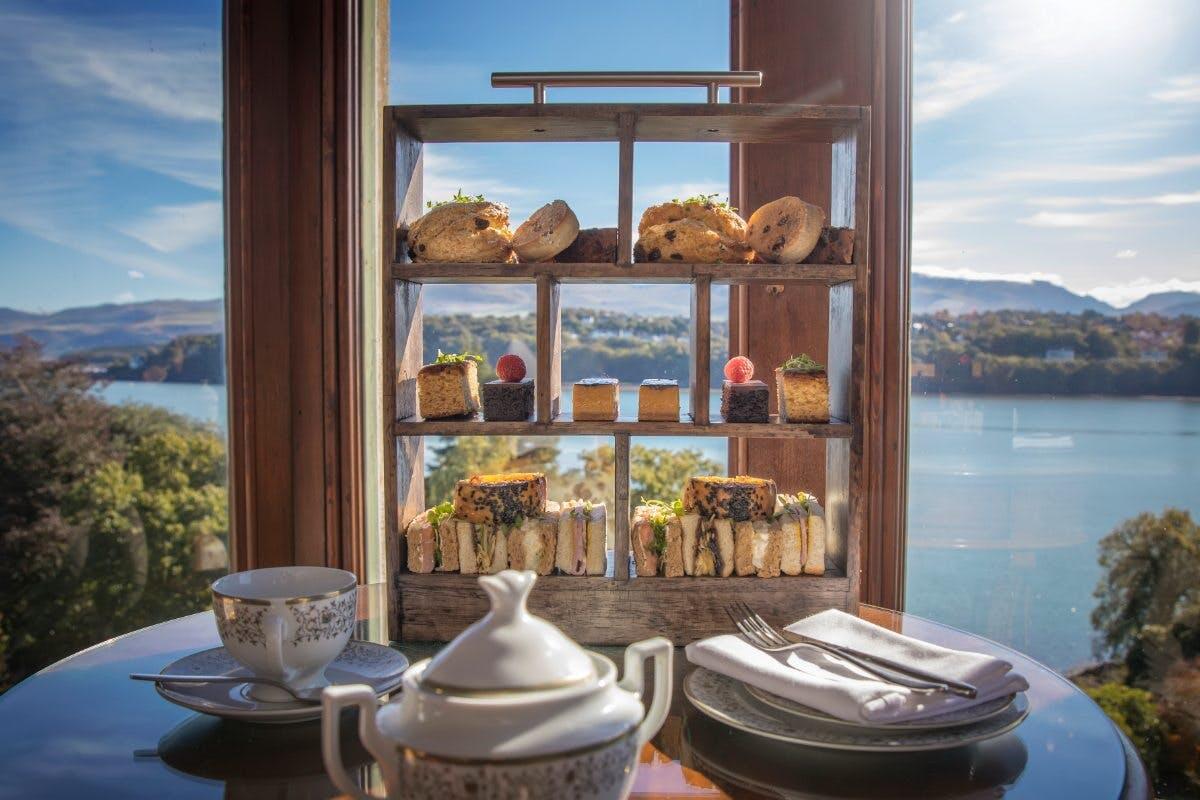 Champagne Afternoon Tea for Two at Château Rhianfa, Anglesey