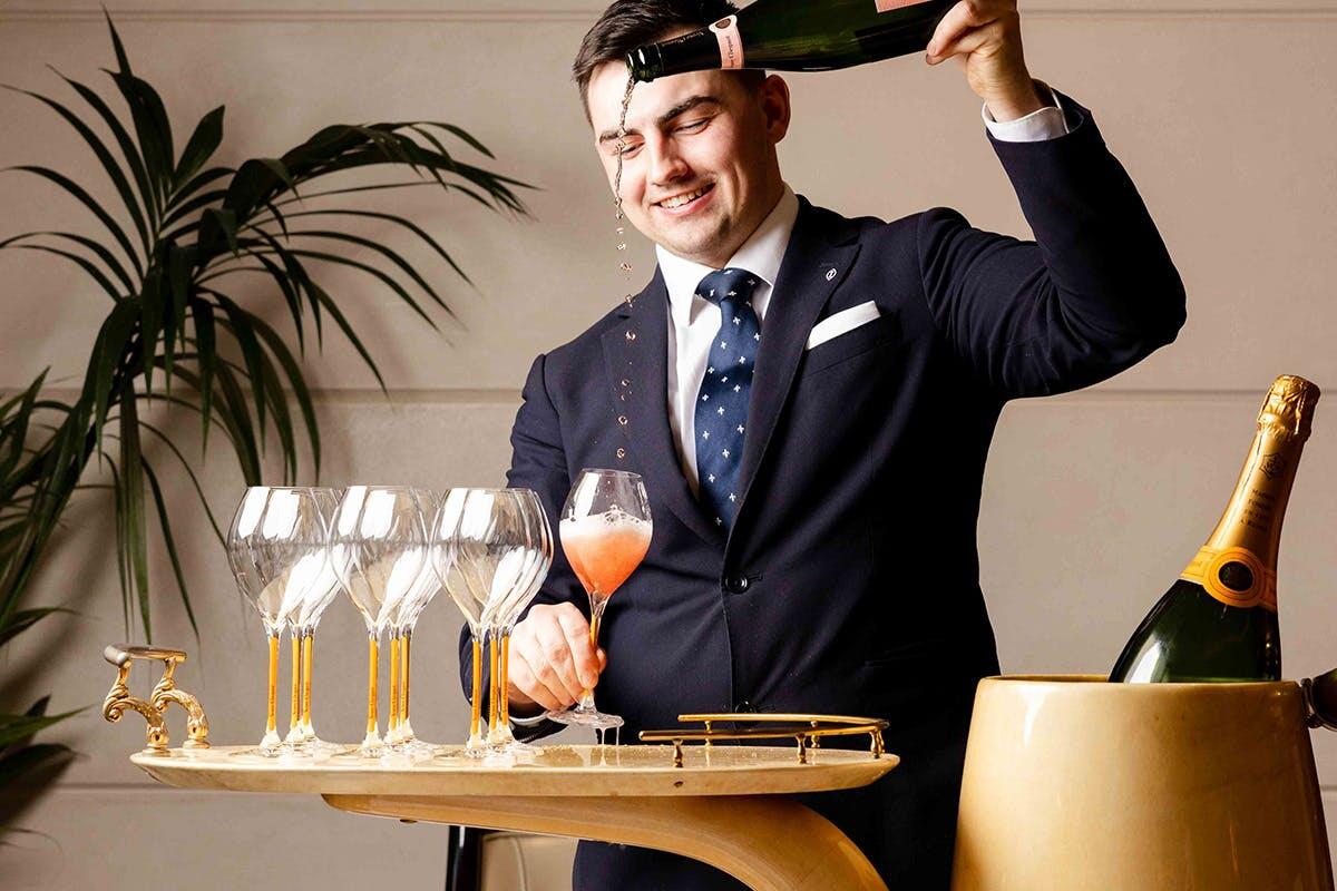 Elizabethan Royal Unlimited Champagne Afternoon Tea for Two at The Wellington Lounge, 5* InterContinental London Park Lane