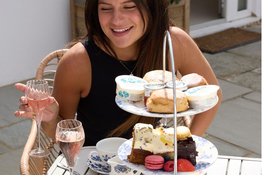 Sparkling Afternoon Tea and Tour for Two at Wildshark Vineyard