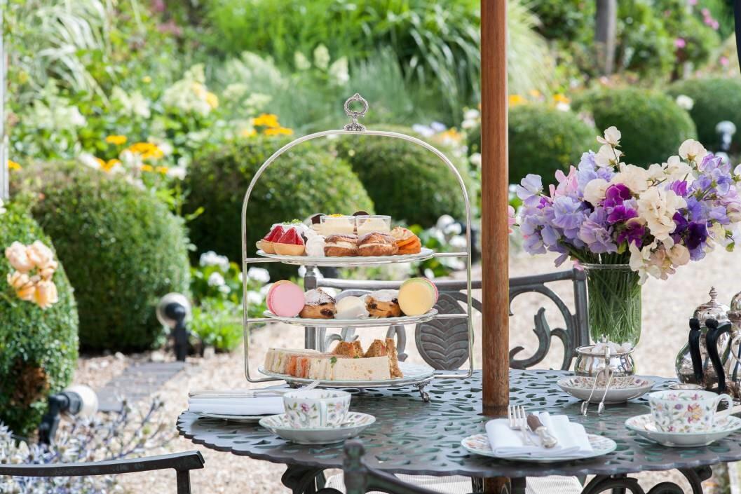 Afternoon Tea with Sparkling Wine for Two at Summer Lodge Country House Hotel