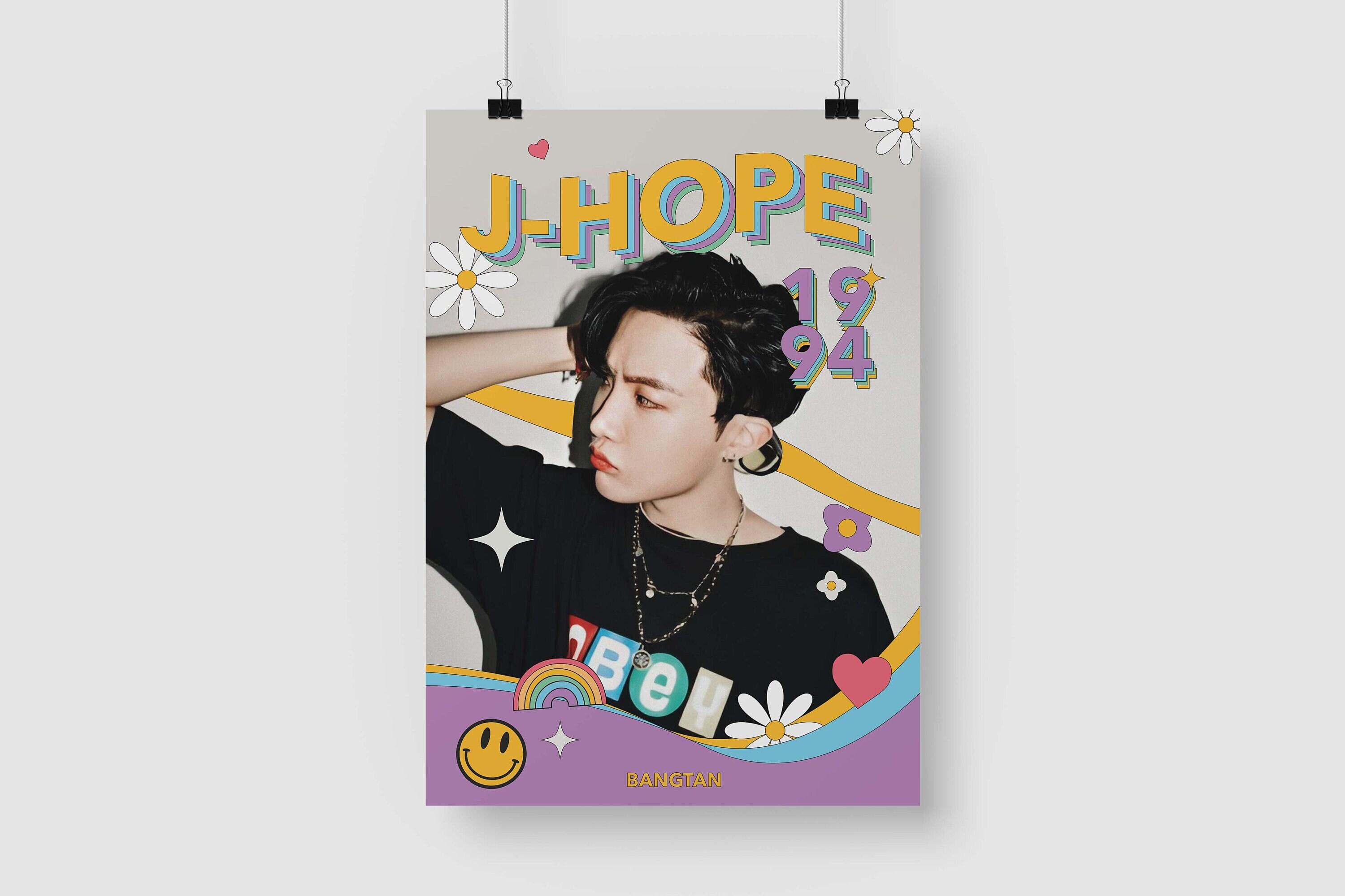 J-Hope BTS Inspired Art Print Poster A4, A5