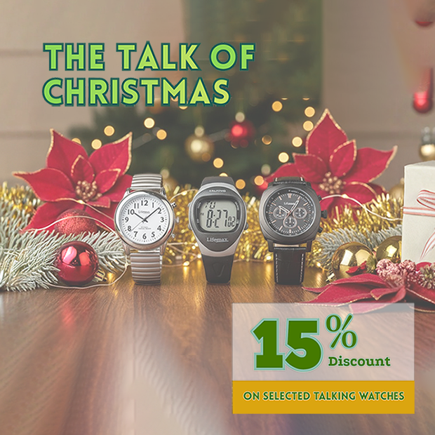 Picture of talking watches featured in the The Talk of Christmas campaign