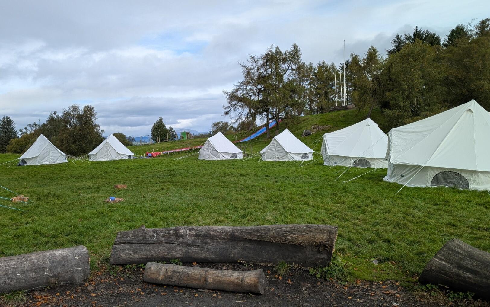 121st Glasgow Scouts, Solace Bell tents- Auchengillan Sept '25