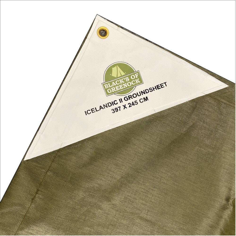 Icelandic II Groundsheet 13ft - Green - Main Image