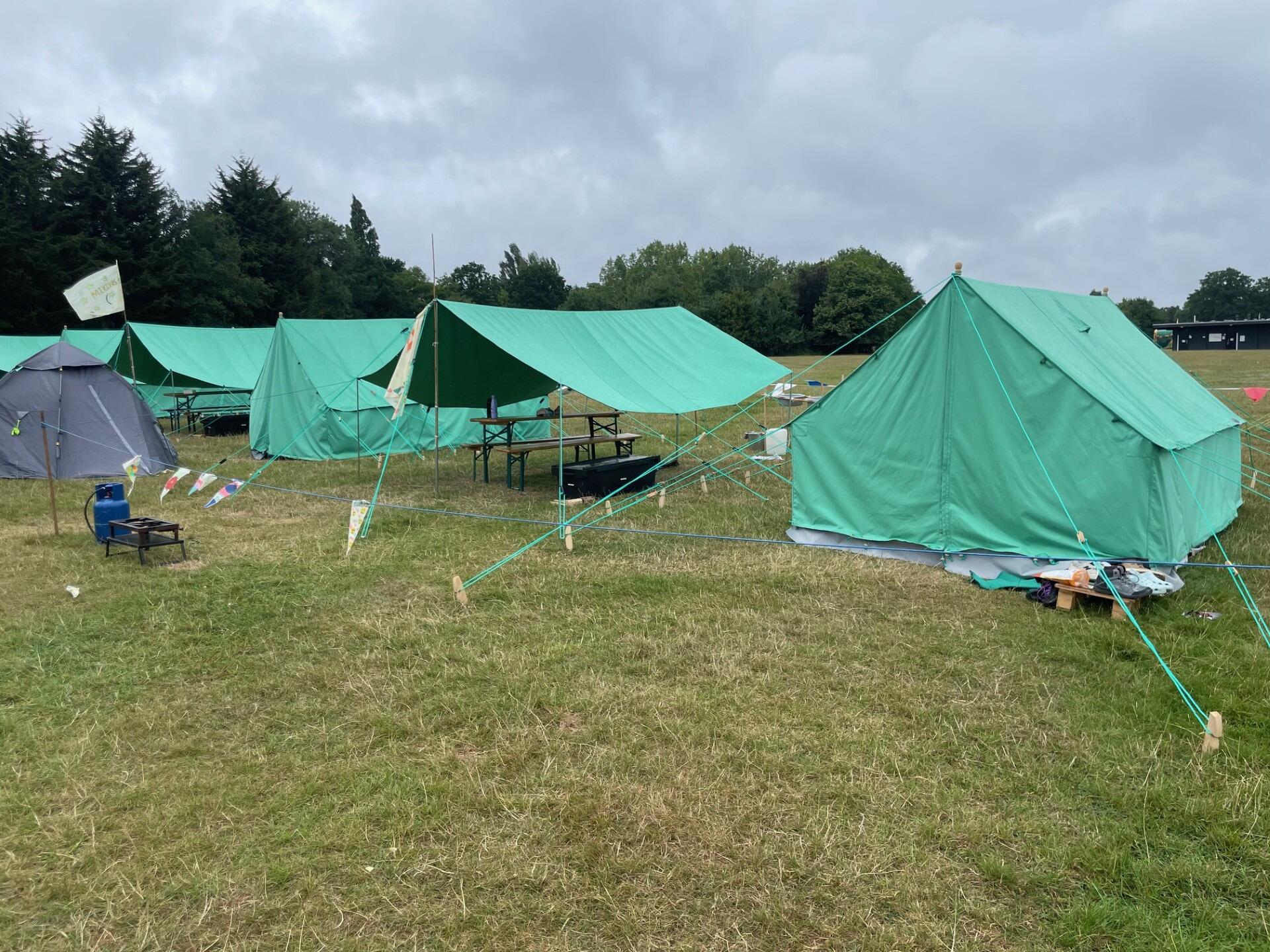Icelandics & Dining Shelters- 19th Hendon Scouts, Gilwell Park July '25