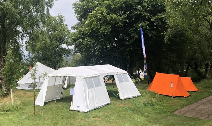 Bell tent, Mess tent & Force Tens- Greenock District event, Everton camp, easter 2023