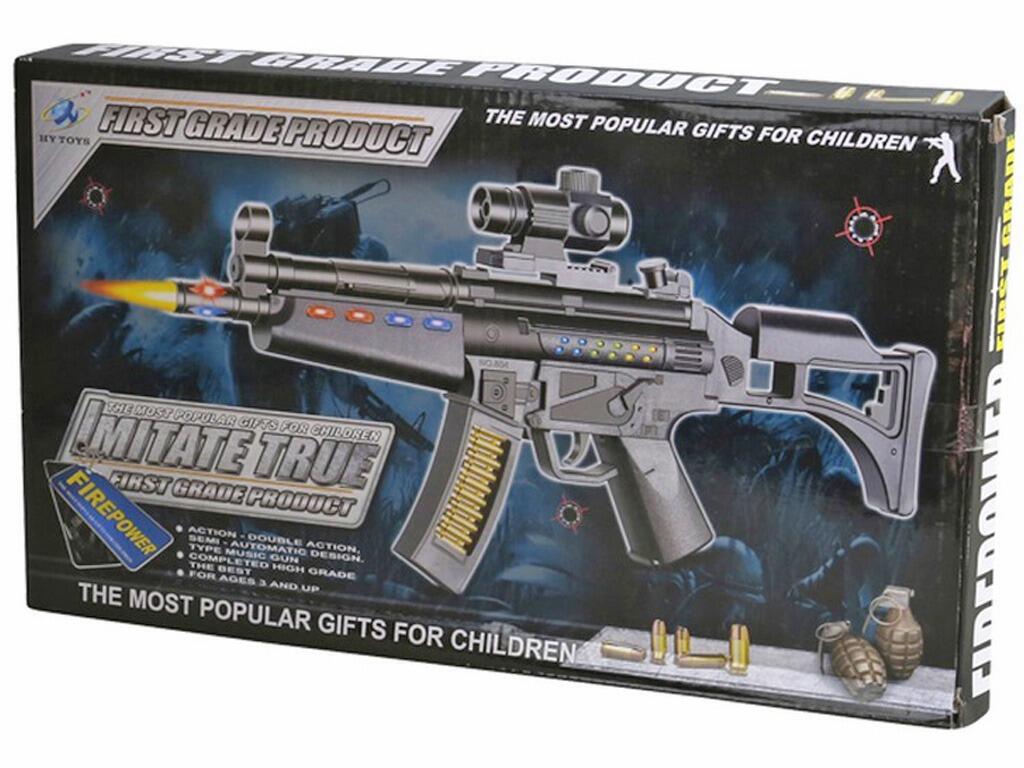 Mp Smg B O Sound Lights Toy Gun B Military Toys