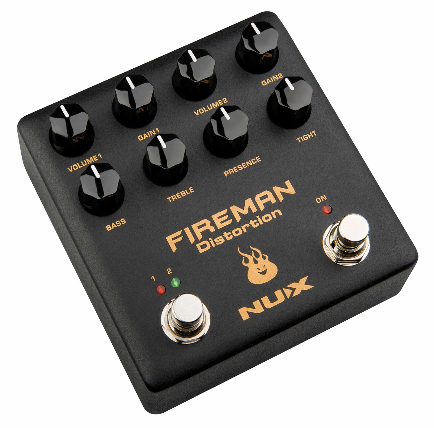 Nux Fireman Dual Distortion Pedal - 173.373UK