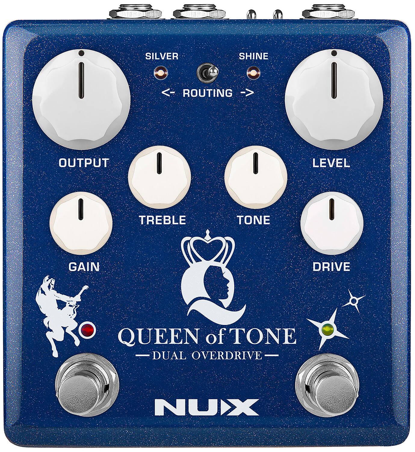 Nux Queen of Tone Dual Overdrive Pedal - 173.398UK