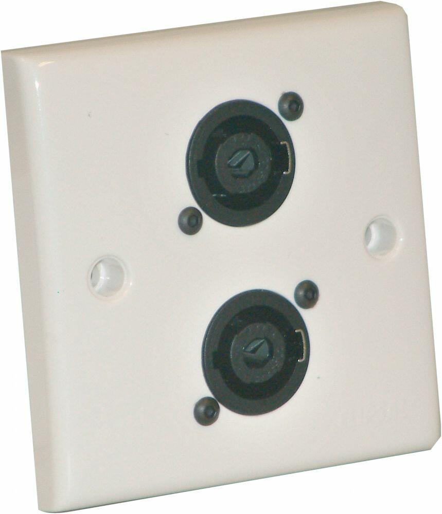 Eagle AV Wall Plate With 2 x Speakon NL4MP) Speaker Connector, F267ZJ