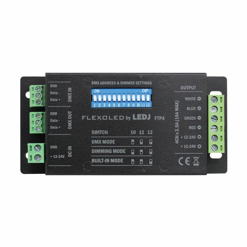 LEDJ Flexoled FTP4 RGBW LED DMX Driver, FLEX28