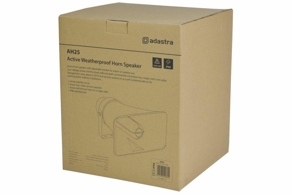 Adastra AH25 Active Weatherproof Horn Speaker 25W - 952.102UK