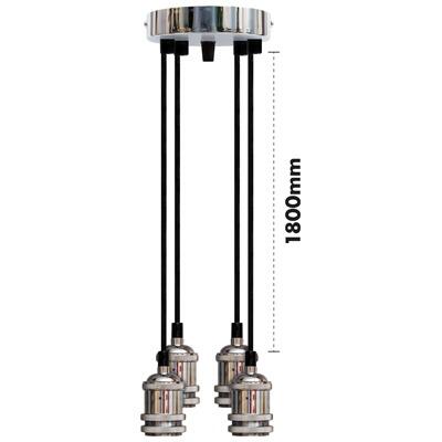Eagle Vintage Quad Pendant Lamp holder, E392BL