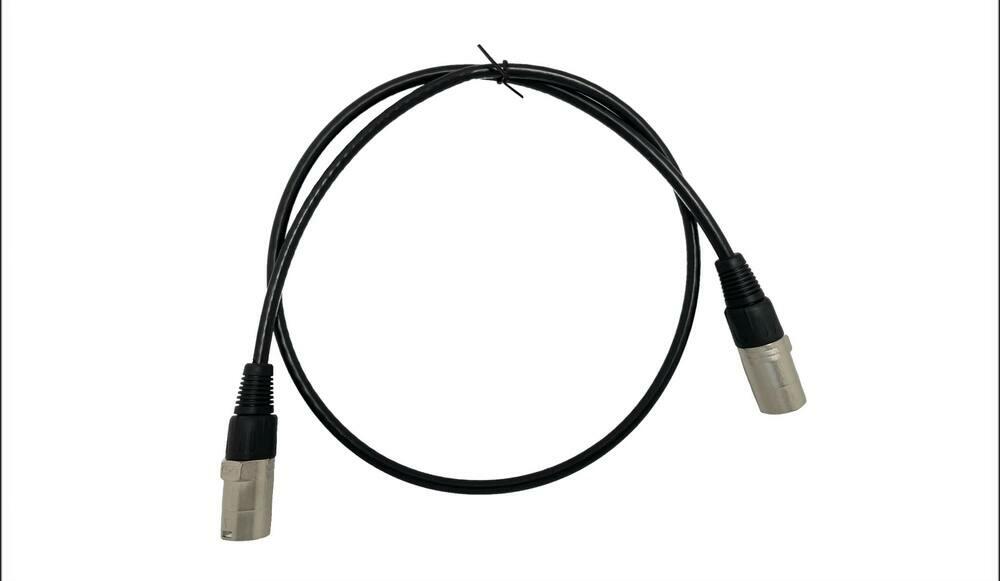 StageCore Ethercon Lead, CAT6 RJ45 to RJ45, 1m BLACK - (90713)