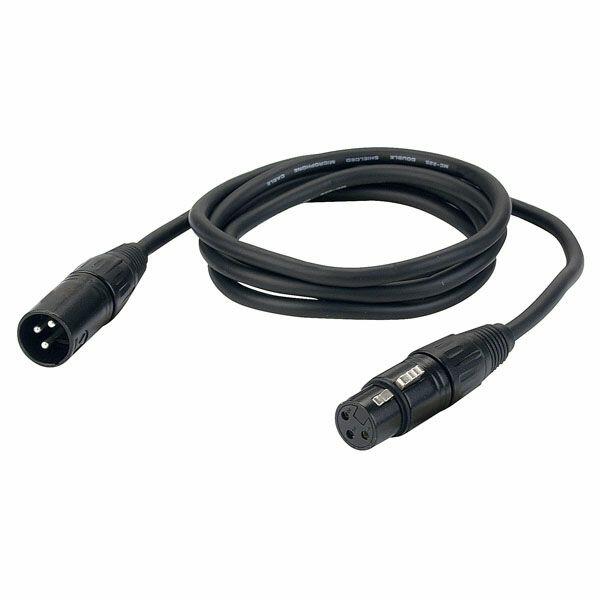 DAP 1,5mtr XLR Microphonecable Black