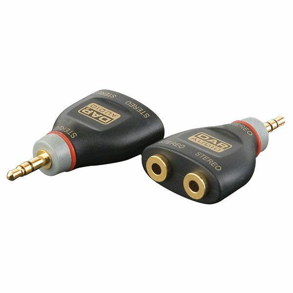 DAP 3p MinjJack M/2x3p Minijack F adapter