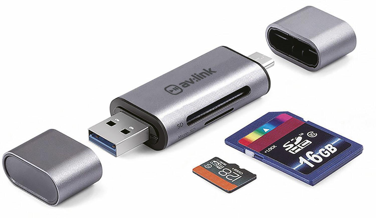 AV:Link USB3.0 Memory Card Reader - 500.110UK