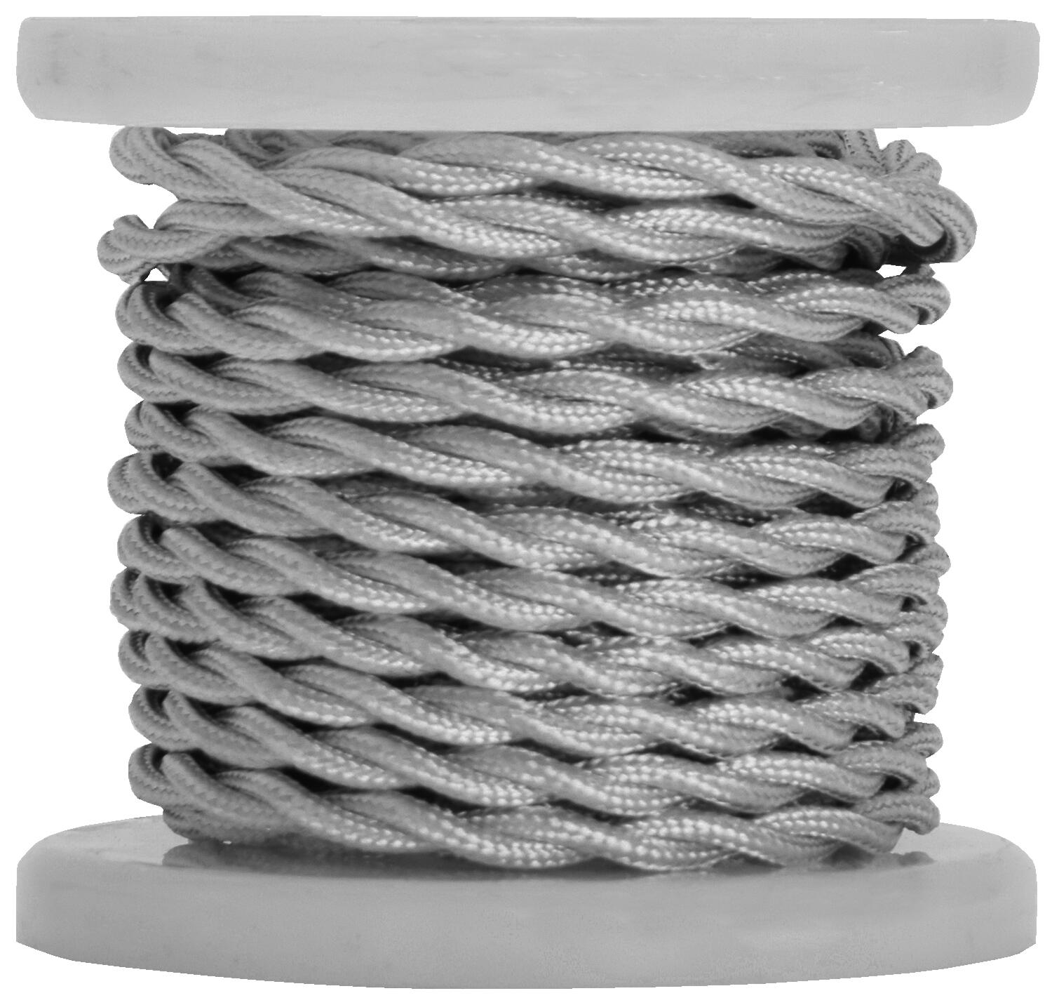 LYYT Deco Braided 2-Core Silver 5M 804.503UK