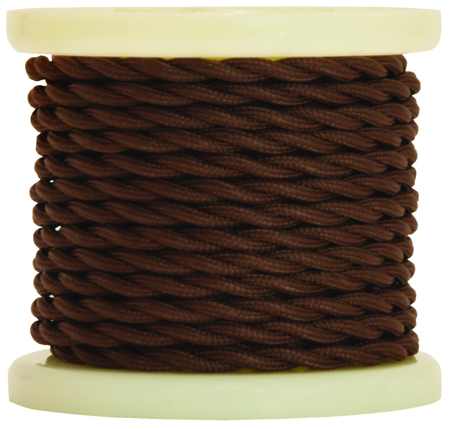 LYYT Deco Braided 2-Core Brown 5M 804.504UK
