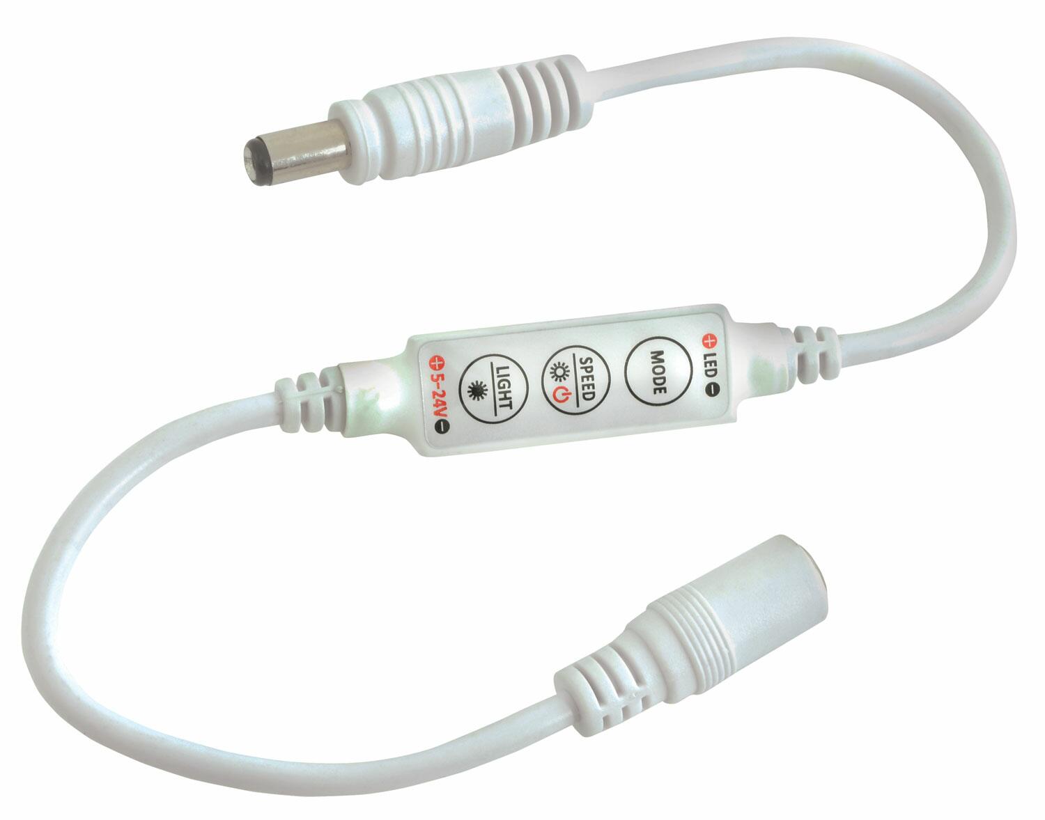LYYT Single colour LED tape controller with DC jacks 153.795UK