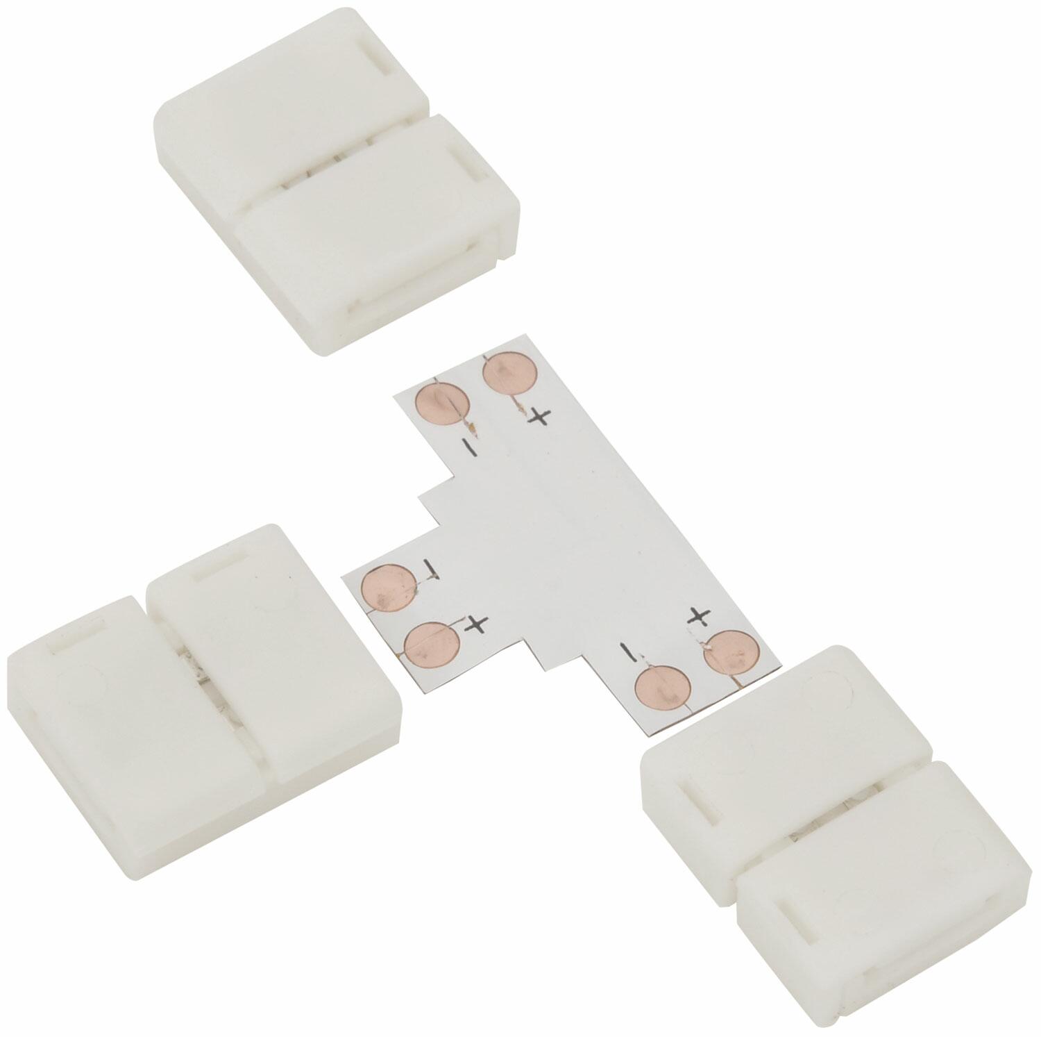 LYYT 8mm single colour LED tape T connector - pack of 5 156.137UK