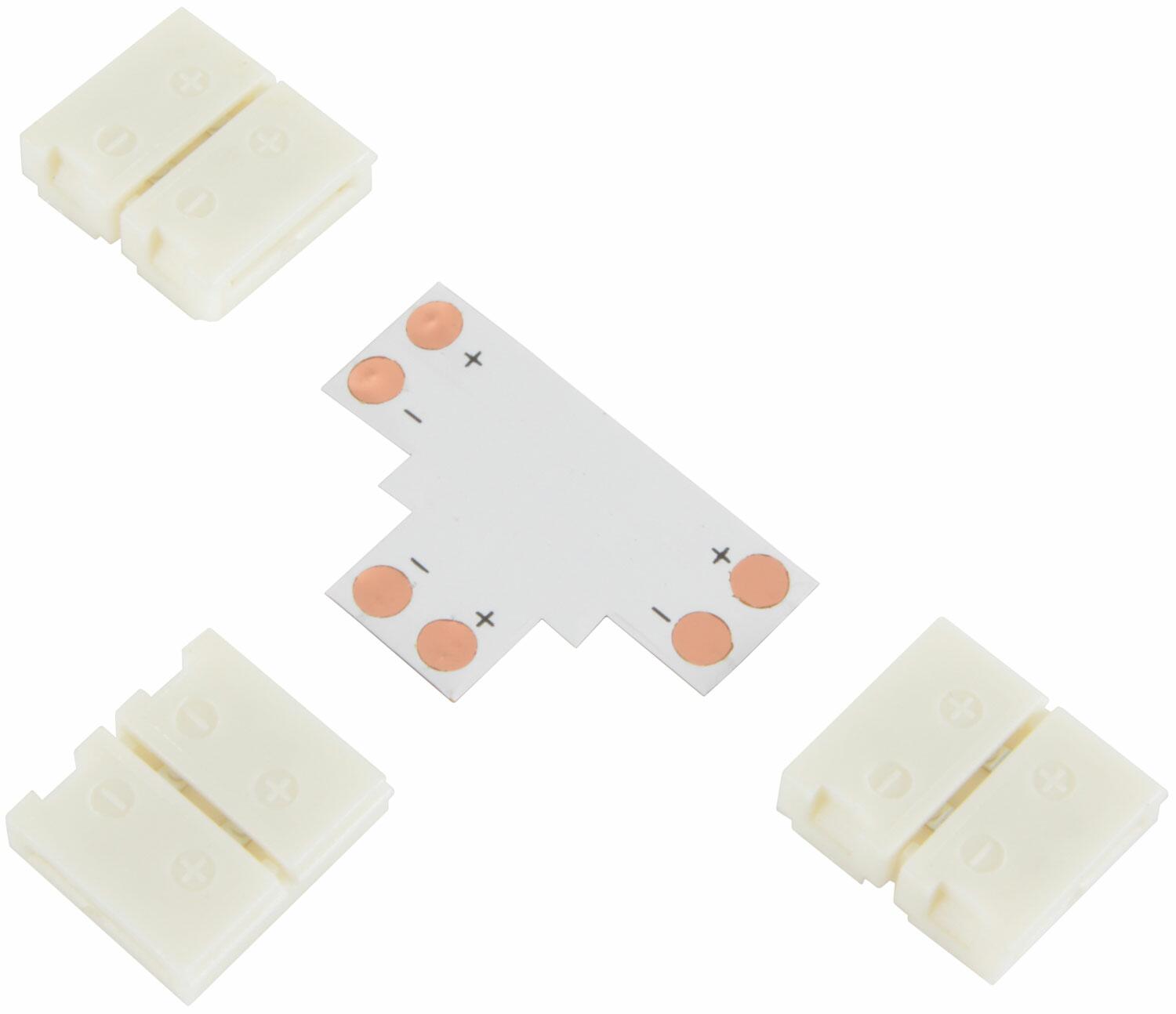 LYYT 10mm single colour LED tape T connector - pack of 5 156.143UK