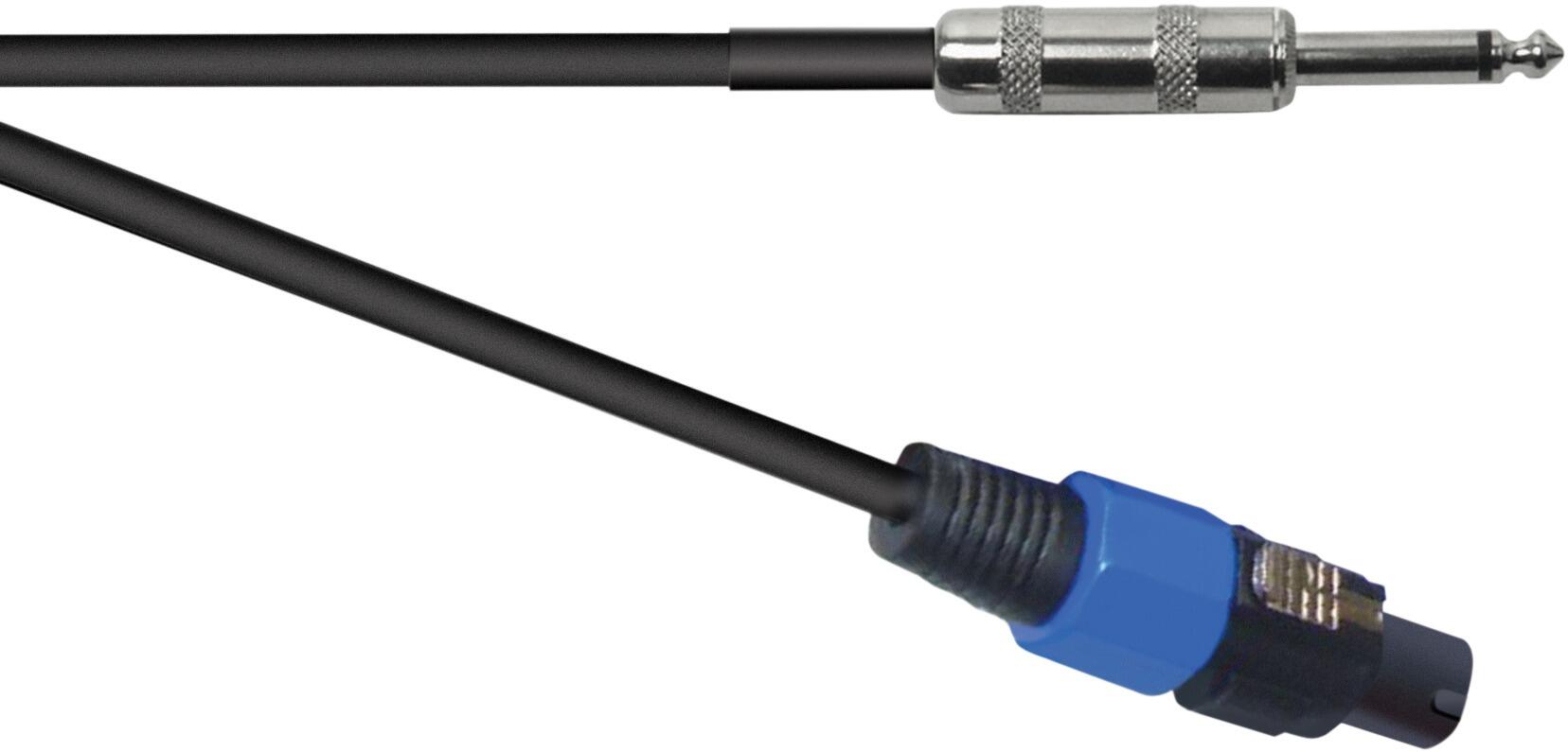 SoundLAB Premium 2 Pole Connector to 6.35mm Mono Jack Plug Connector Speaker Lead 2x 0.75mm Cable, G038ZN