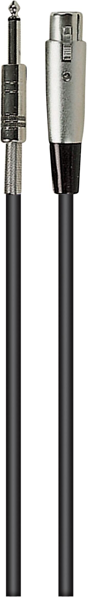 SoundLAB Standard Unbalanced 3 Pin XLR to 6.35 mm Jack Plug Microphone Lead 6M, ZG113C