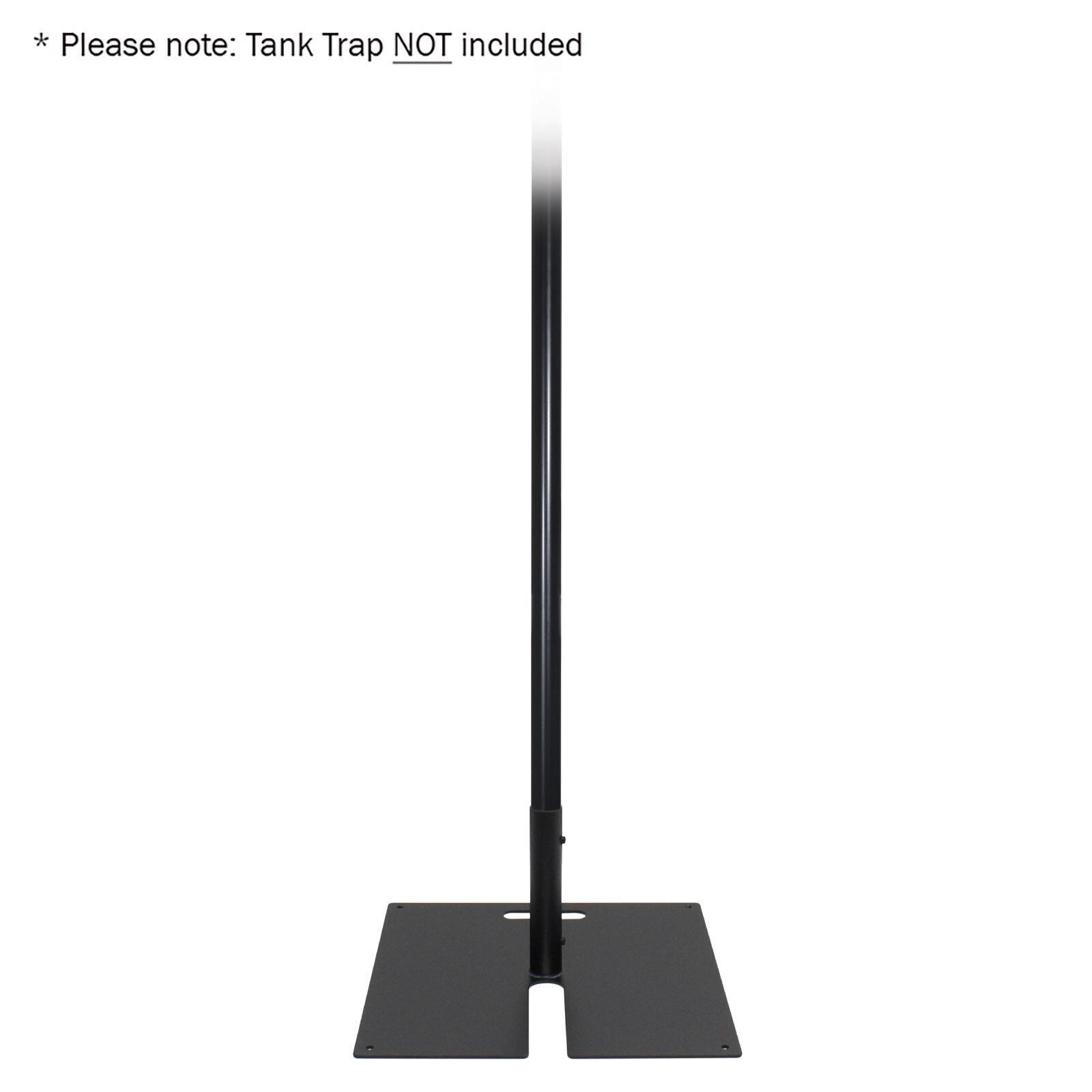 eLumen8 Aluminium Barrel Tube, 1.5m, 48.3mm x 4mm - Black, CLAM76B